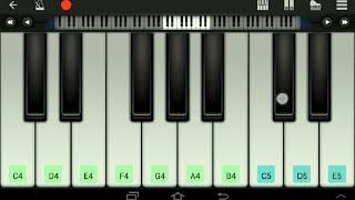 Petta ullalla song piano tutorial keyboard Notes Ethana sandhosam ullaallaa song keyboard Notes DMW [upl. by Yarazed]