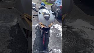 White DUCATI PANIGALE 959 AKRAPOVIČ Exhaust Sound🔥ducati panigale 959 exhaustsound shorts [upl. by Pressman]