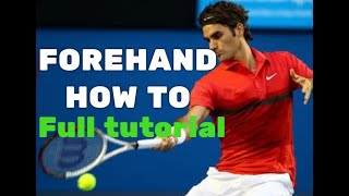 Tennis Tips  Forehand Mario Llano  Learn How To Hit a Forehand [upl. by Brenden]