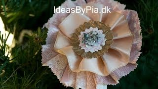 Papirs rosette til juletrÃ¦et [upl. by Iman773]