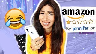 reading my haters amazon reviews  MyLifeAsEva [upl. by Newol]