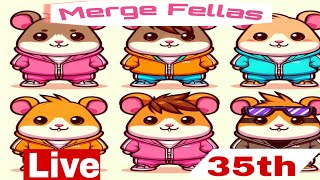 MERGE FELLAS LIVE GAME 🎯🎮 ThirtyFifth35 shorts live mergefellas [upl. by Yajet]