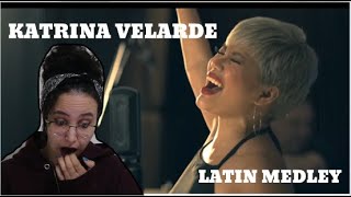 🇲🇦 REACTS TO LATIN MEDLEY by KATRINA VELARDE [upl. by Bedad]