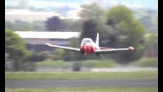 Jet Provost T3 at Abingdon Air and Country show 09 [upl. by Boggs378]