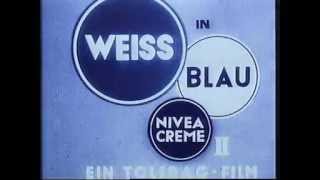 NIVEA History  TVSpot quotWeiss in Blauquot  Spot TV de l’Allemagne quotBlanc dans du bleuquot 1936 [upl. by Kiyoshi]