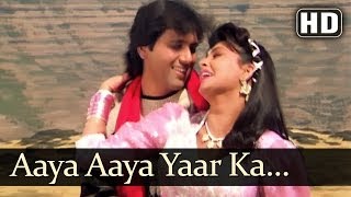 Aaya Aaya Yaar Ka Salaam HD  Jaisi Karni Waisi Bharni Songs  Govinda  Kimi Katkar  Mohd Aziz [upl. by Aihsekal]