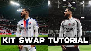 Rayan Cherki zu Besiktas   Photoshop Kit Swap Tutorial [upl. by Yrekcaz]