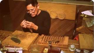 Cuban master shows how to roll a cigar Old World style preindustrial revolution [upl. by Eednak]