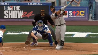 Los Angeles Dodgers vs Arizona Diamondbacks  MLB Today 520 Full Game Highlights MLB The Show 24 [upl. by Aiuhsoj]