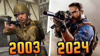 Evolution of Call of Duty 20032024 [upl. by Genia]