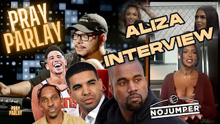 ALIZA INTERVIEW Kanye Drake PushaT DevinBooker PHXSUN  PrayParlay [upl. by Eiznikcm]