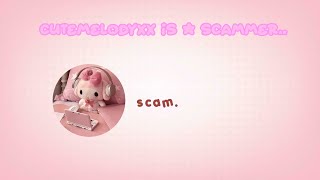 cutemelodyxx is a massive scammer  a poppy2puppy rant ❤️ [upl. by Mueller]