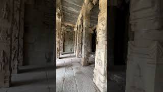 Hampi Ruins Pillared Pavilions at Sri Rama Temple1317th century UNESCOWorldHeritageSite hampi [upl. by Eillod]