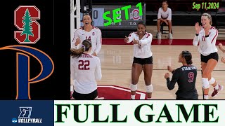 Stanford vs Pepperdine Set 1 AND 2  Womens College Volleyball 2024  NCAA Volleyball 2024 [upl. by Nocaj5]