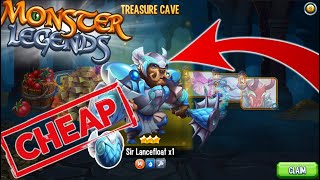 How To GET Rank 3 Mythic For ONLY 15 GEMS  Treasure Cave  Monster Legends 2024 [upl. by Sharlene]