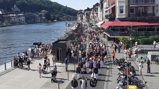 Marche folklorique SaintGeorges 2023 à Dinant 6 [upl. by Tnaryb187]