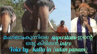 Mangalamkunnu karnanganapathy ayyappan mass intro status video aana premikerala elephants [upl. by Aicilehp]