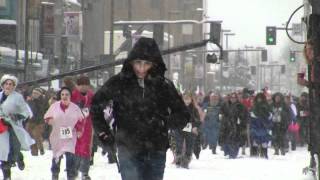 Running of the Reindeer at Anchorage Alaskas Fur Rondy 2012 [upl. by Beora478]