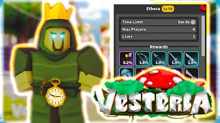 UPDATE NEW DUNGEON MENU quotETHERA DUNGEONquot  Roblox Vesteria [upl. by Netty]