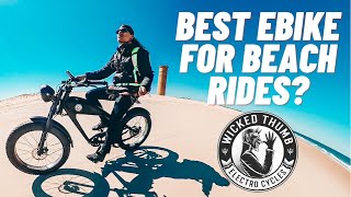 WICKED THUMB McQueen 750 Best Ebike For BEACH CRUISING ⚡️ [upl. by Essyla]