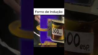 COMO FUNCIONA UM FORNO DE INDUÇÃO MAGNÉTICA shorts [upl. by Beore10]