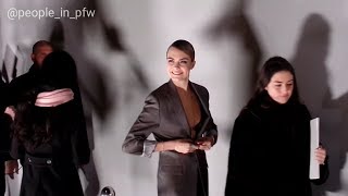 Cara Delevingne Kate Moss and Adwoa Aboah  Dior Menswear fashion show  17012020 [upl. by Ekud]