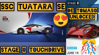 Asphalt 9  SSC TUATARA  Special Event  Stage 8  Touchdrive Gameplay😍🥳 [upl. by Hsaniva]