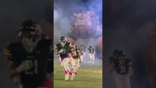 EPIC HIGH SCHOOL FOOTBALL ENTRANCE 🔥🦁 football sports highschool nfl collegefootball [upl. by Aicarg]