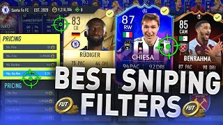 MAKE 100K RIGHT NOW WITH THESE SNIPING FILTERS ⚡ FIFA 22 BEST SNIPING FILTERS TO MAKE COINS [upl. by Lizbeth587]