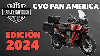 HARLEYDAVIDSON CVO Pan America edición 2024 [upl. by Elleinnad650]