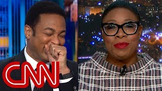 Don Lemon cracks up over guests Omarosa burn [upl. by Aliakim650]