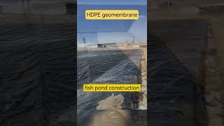 Best pond liner materialsHDPE geomembrane geomembrane geotextile construction landfill [upl. by Tudor]