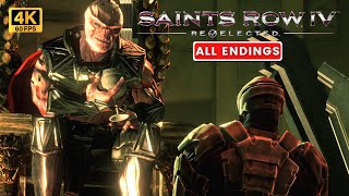 SAINTS ROW IV REELECTED Final Boss Fight amp All Endings PS5 4K 60FPS [upl. by Hali751]