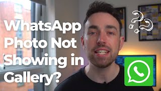 WhatsApp Images Not Showing In Gallery FOR iPHONE 3 Ways To Fix [upl. by Irdua277]
