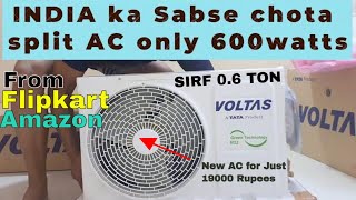 Voltas 06 ton Split Ac smallest most power efficient and cheapest AC Vectra 072 [upl. by Adnowal]