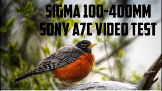 Sigma 100400mm Sony A7C Video Test [upl. by Assirrac]