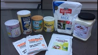 8 Best Powdered Milk Brands Taste Test RESULTS [upl. by Sateia319]