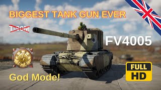 War Thunder  God Mode at 117 with FV4005 Gameplay Max Graphics 22AUG2024 [upl. by Atires]