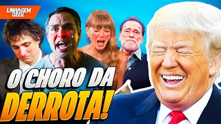 CELEBRIDADES CHORAM APÓS VITÓRIA DE TRUMP [upl. by Misa760]