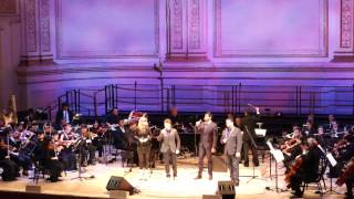 Forte Tenors and Cami Bradley sang quotTHE PRAYERquot Carnegie Hall 1116 [upl. by Yknip]