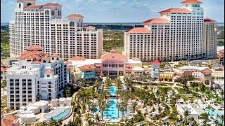 BAHA MAR  NASSAU BAHAMAS  5 star resort review [upl. by Nysa]