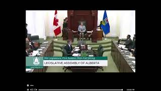 Alberta Legislative Sitting Will they amend the proposed Alberta Bill of Rights [upl. by As]