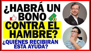 Habrá un BONO contra el Hambre Ministro Hacienda  ¿Quiénes recibirán esta ayuda [upl. by Daryn]