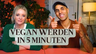 Vegan werden in 5 Minuten 🌱 ohne harte Bilder  Veganuary 2024 [upl. by Ahsikit]