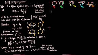 Sheaf Regular functions [upl. by Ylatfen]