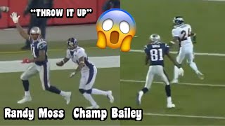 Randy Moss Vs Champ Bailey 🔥 2008 WR Vs CB [upl. by Yup]