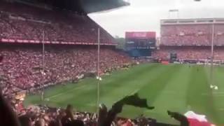 Ovación a Falcao en la despedida del Vicente Calderón [upl. by Champagne]