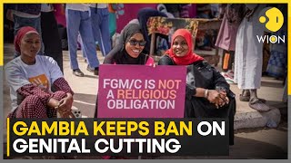 Gambia upholds its ban on female genital cutting  Latest English News  WION [upl. by Adnawad427]