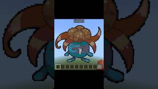 Gloom Minecraft Pixel Art  Pokémon Builds shorts pokemon minecraft [upl. by Hepsibah932]