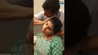 cervical pain  chiropractor in india  hyderabad  bangalore shortsfeed chiropractic viral [upl. by Remde]